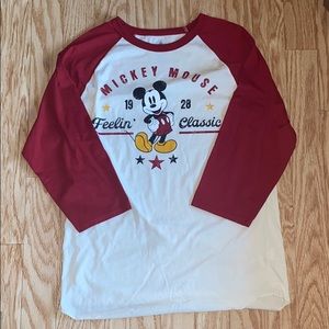 Mickey Mouse Baseball Tee